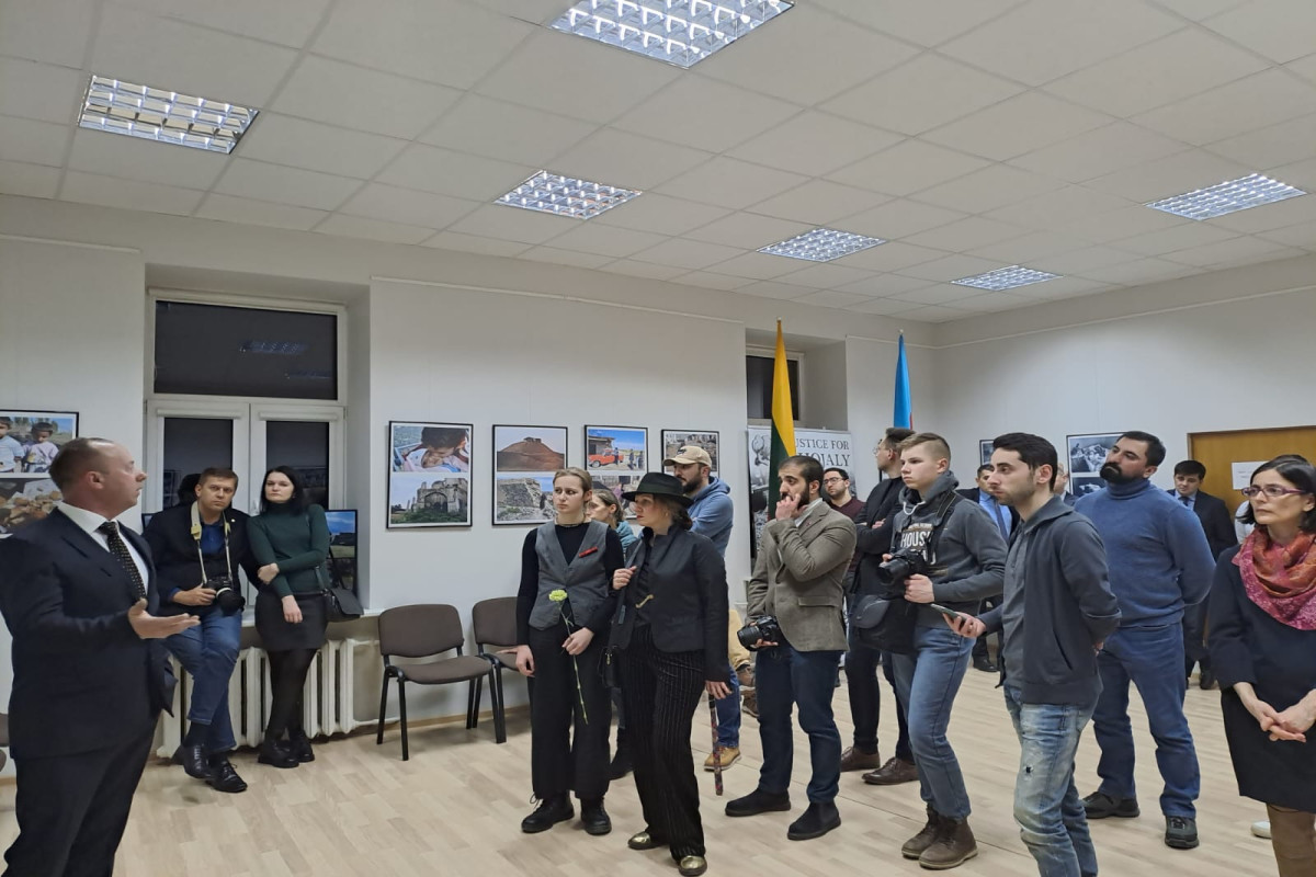Состоялась фотовыставка литовского журналиста - свидетеля Ходжалинского геноцида-ФОТО 