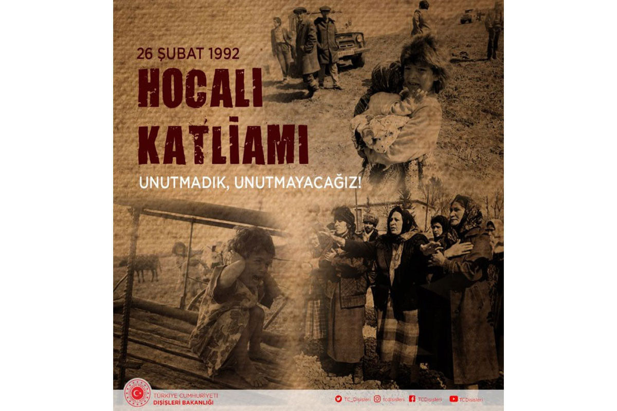 МИД Турции: Мы несем в своих сердцах боль за азербайджанских братьев, убитых в Ходжалы