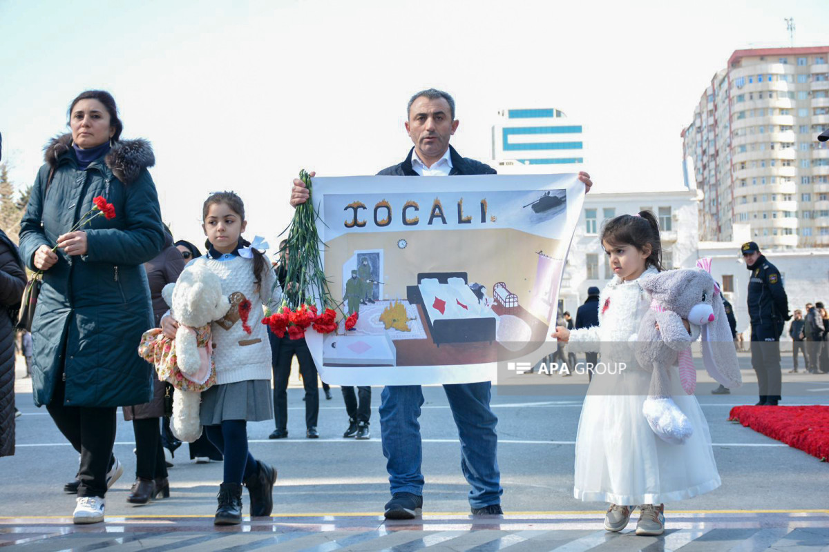 Азербайджанский народ чтит память жертв Ходжалинского геноцида -ФОТО 