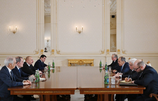 Президент Ильхам Алиев принял главу МИД России Сергея Лаврова-ФОТО -ОБНОВЛЕНО 2 