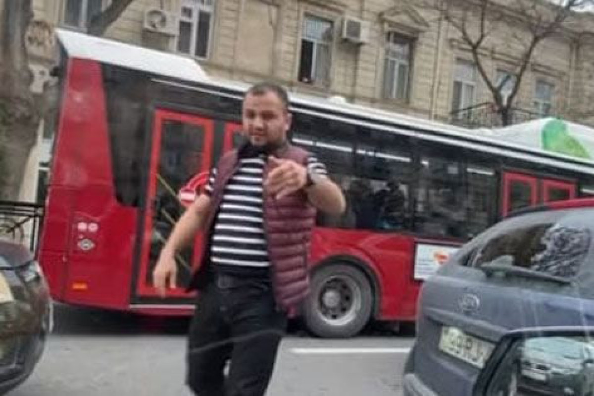 Водитель, напавший на автомобиль азербайджанской певицы, получил арест на 15 суток-ВИДЕО 