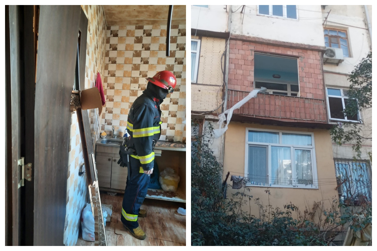 В Баку произошел взрыв в квартире, пострадали два человека