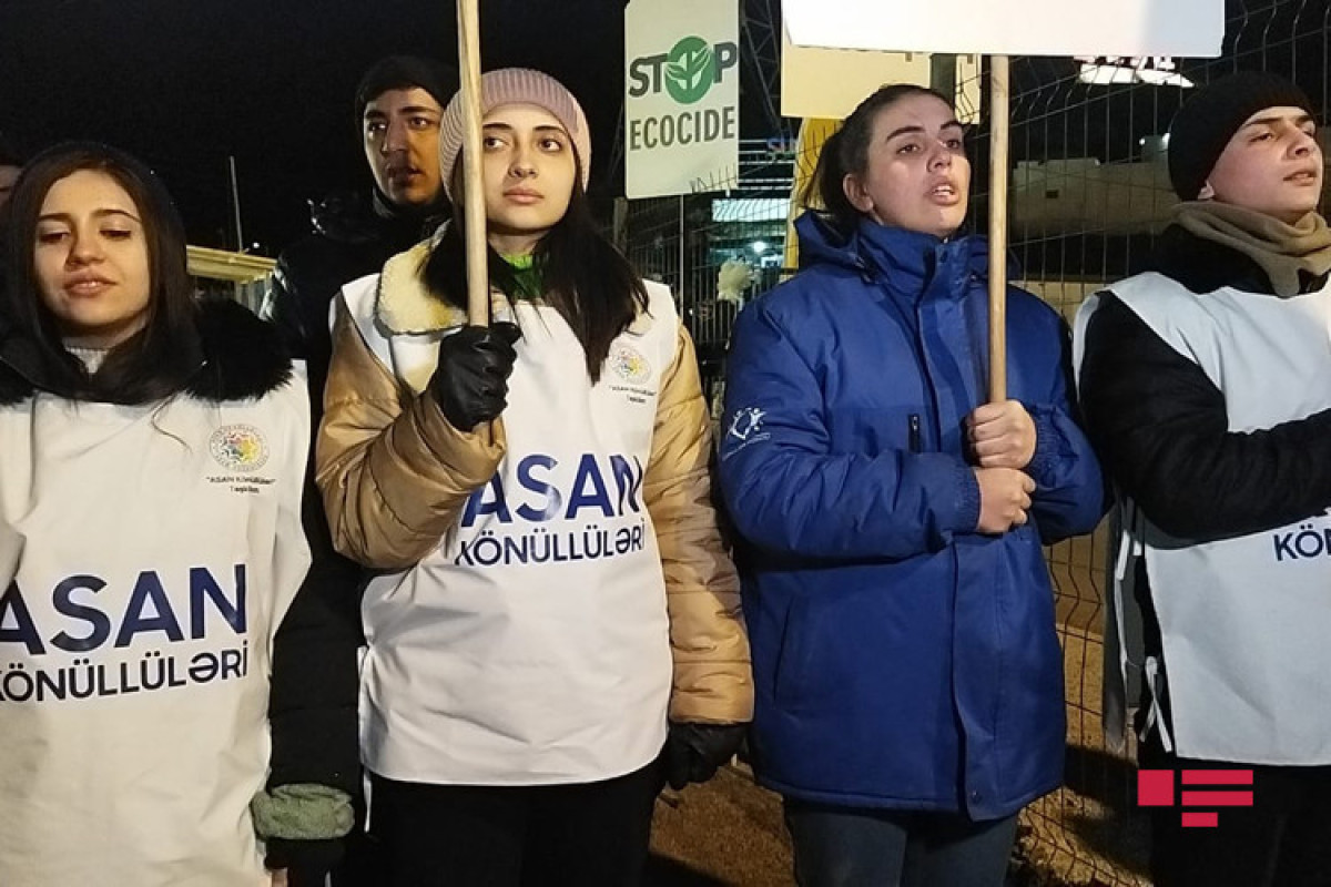 Акция на дороге Ханкенди-Лачин продолжается 21 день-ФОТО 