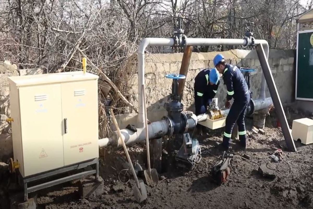 Завершена прокладка газопровода в освобожденное село Талыш-ВИДЕО 