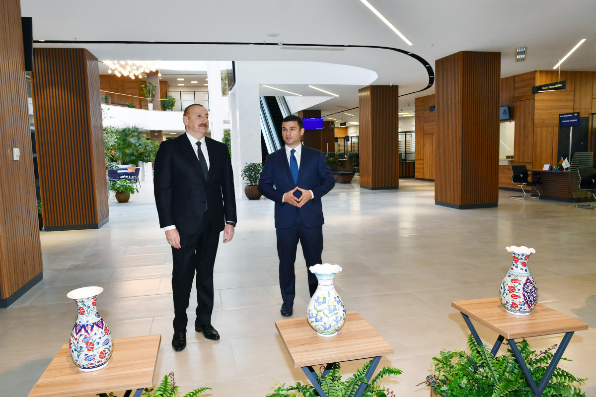 Ильхам Алиев принял участие в открытии «Бакинского дома МСБ»-ФОТО 