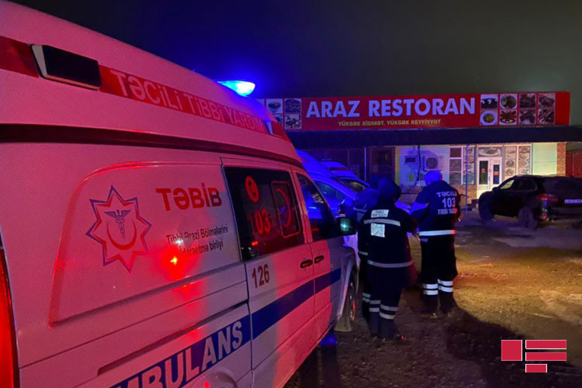 Трем пострадавшим при пожаре в ТЦ «Садарак» была оказана помощь на месте - TƏBİB