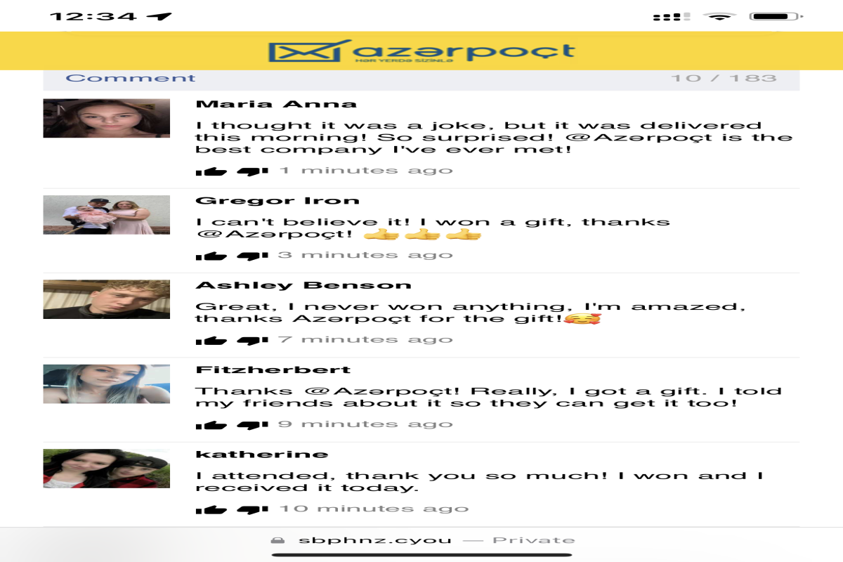 Осторожно, мошенники: в Азербайджане созданы фейковые сайты от имени «Азерпочт» -ФОТО 