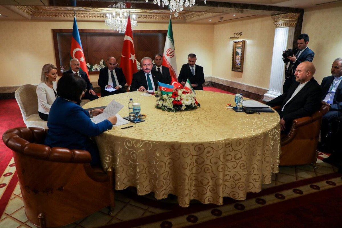 Состоялась встреча спикеров парламентов Азербайджана, Турции и Ирана-ОБНОВЛЕНО -ФОТО 