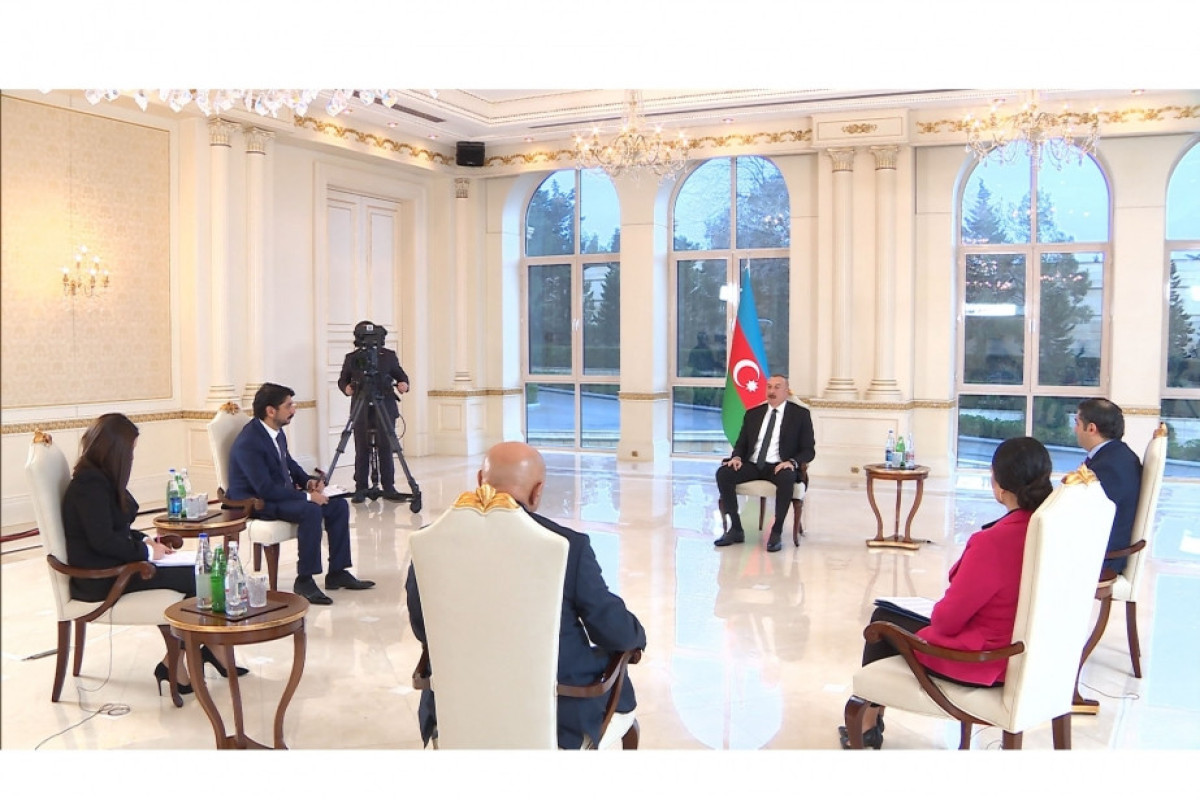 Президент Азербайджана: Думаю, они услышат мои месседжи и сделают правильный вывод