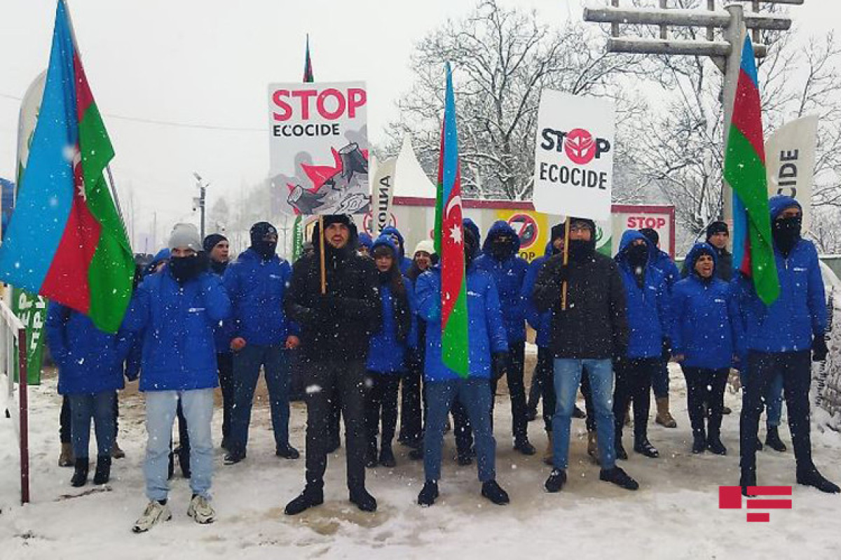 Акция протеста на дороге Ханкенди-Лачин: 31-й день борьбы за права Азербайджана-ФОТО -ВИДЕО 
