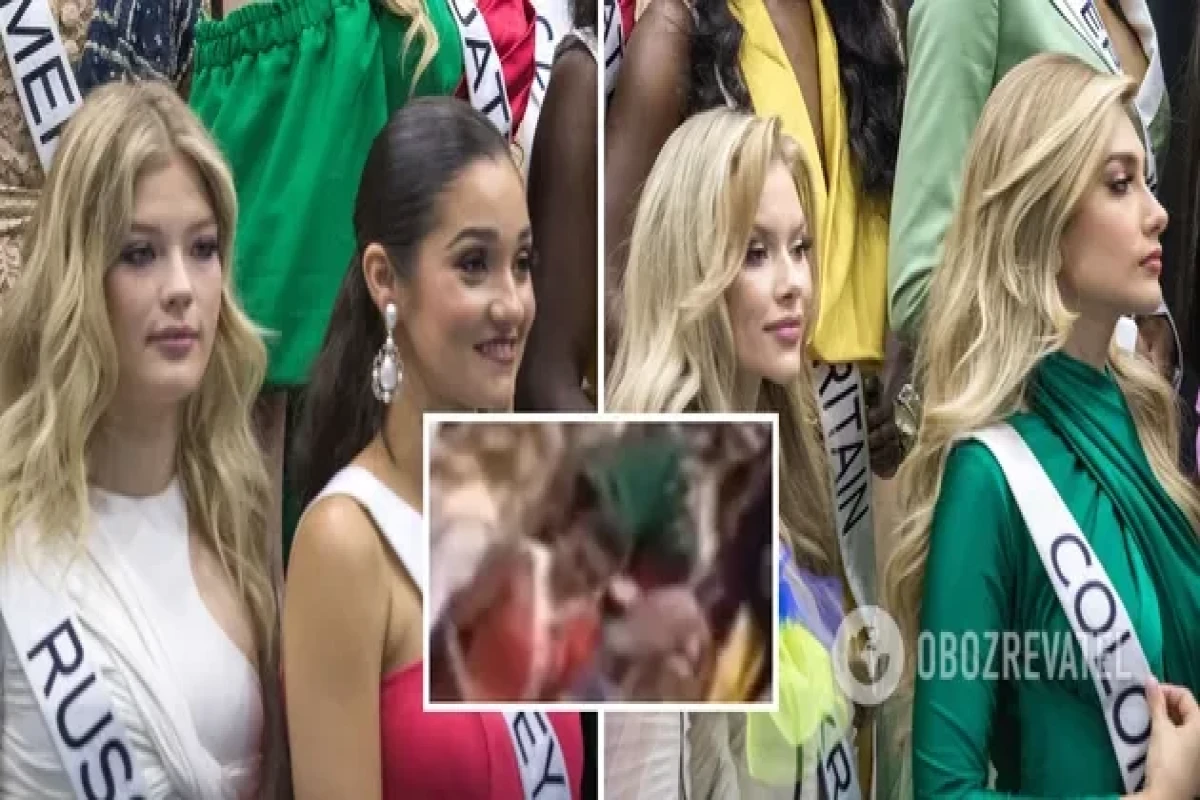 Украинка отказалась встать рядом с российской участницей на «Мисс Вселенная»-ВИДЕО 