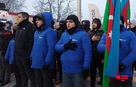 Акция экоактивистов на дороге Лачин-Ханкенди продолжается 34-й день-ФОТО -ВИДЕО 