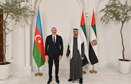 Президент Ильхам Алиев встретился с президентом ОАЭ-ФОТО -ОБНОВЛЕНО 