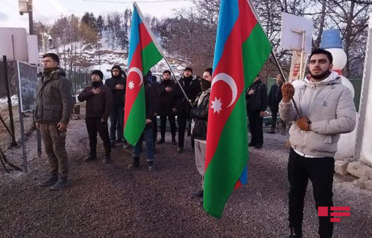 37-й день протестов -акция на дороге Лачин-Ханкенди продолжается-ФОТО -ВИДЕО 