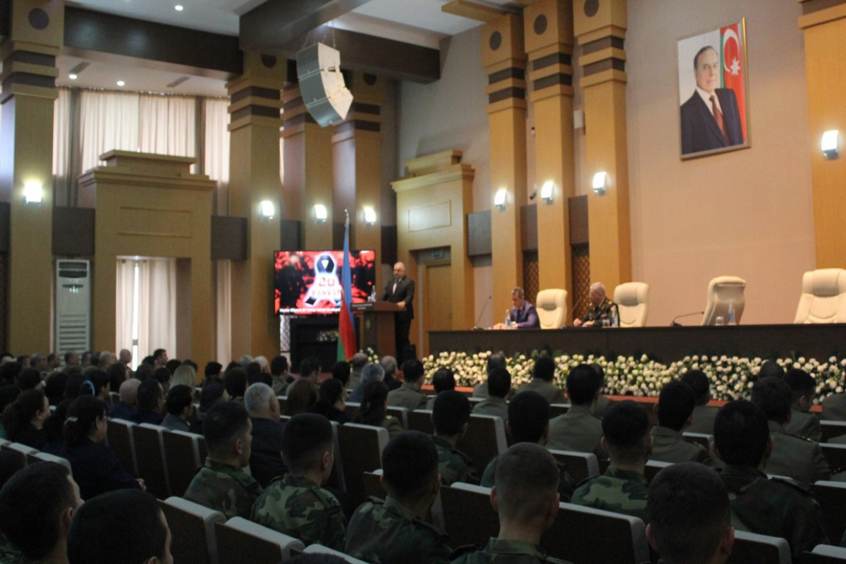 В Академии МЧС Азербайджана прошла памятная церемония, посвященная трагедии 20 января - ФОТО 