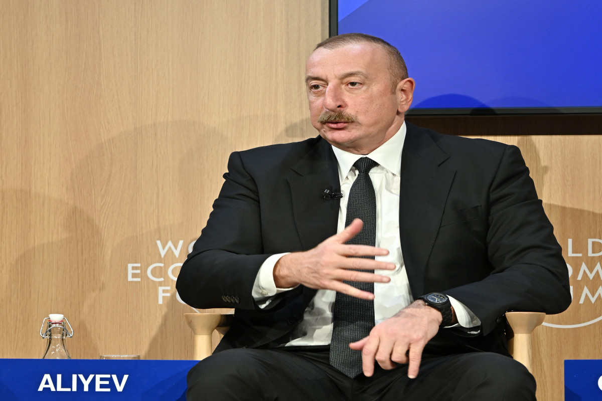 Ильхам Алиев принял участие в панельной дискуссии на Всемирном экономическом форуме в Давосе -ВИДЕО -ОБНОВЛЕНО 