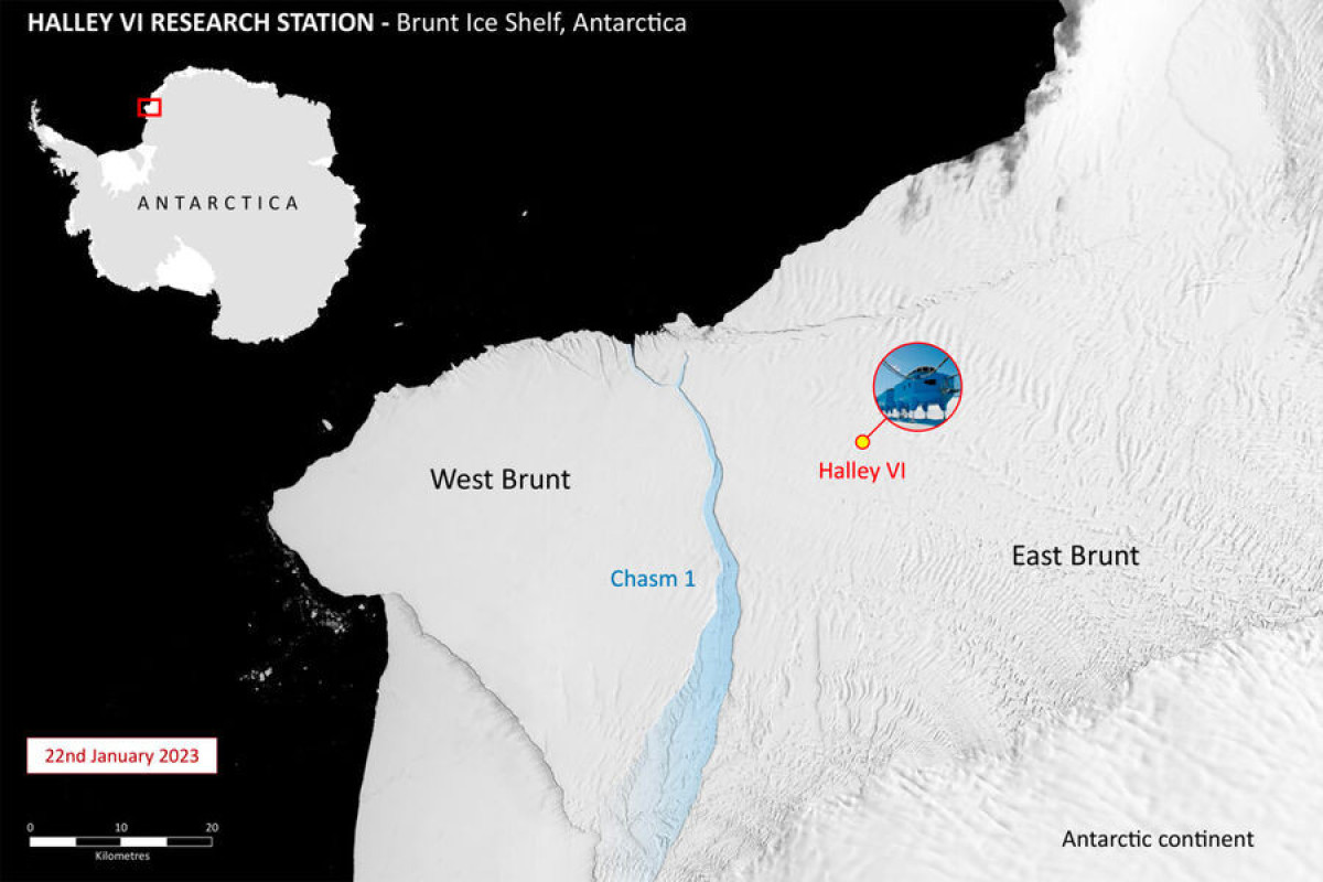 Ученые: айсберг практически размером с Лондон откололся в Антарктиде