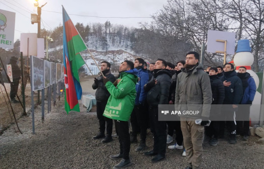 Протесты на Лачинской дороге продолжаются уже 44-й день-ФОТО -ВИДЕО 