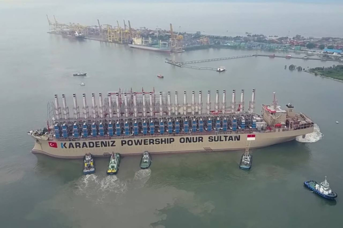 Турция поставит Украине плавучие электростанции