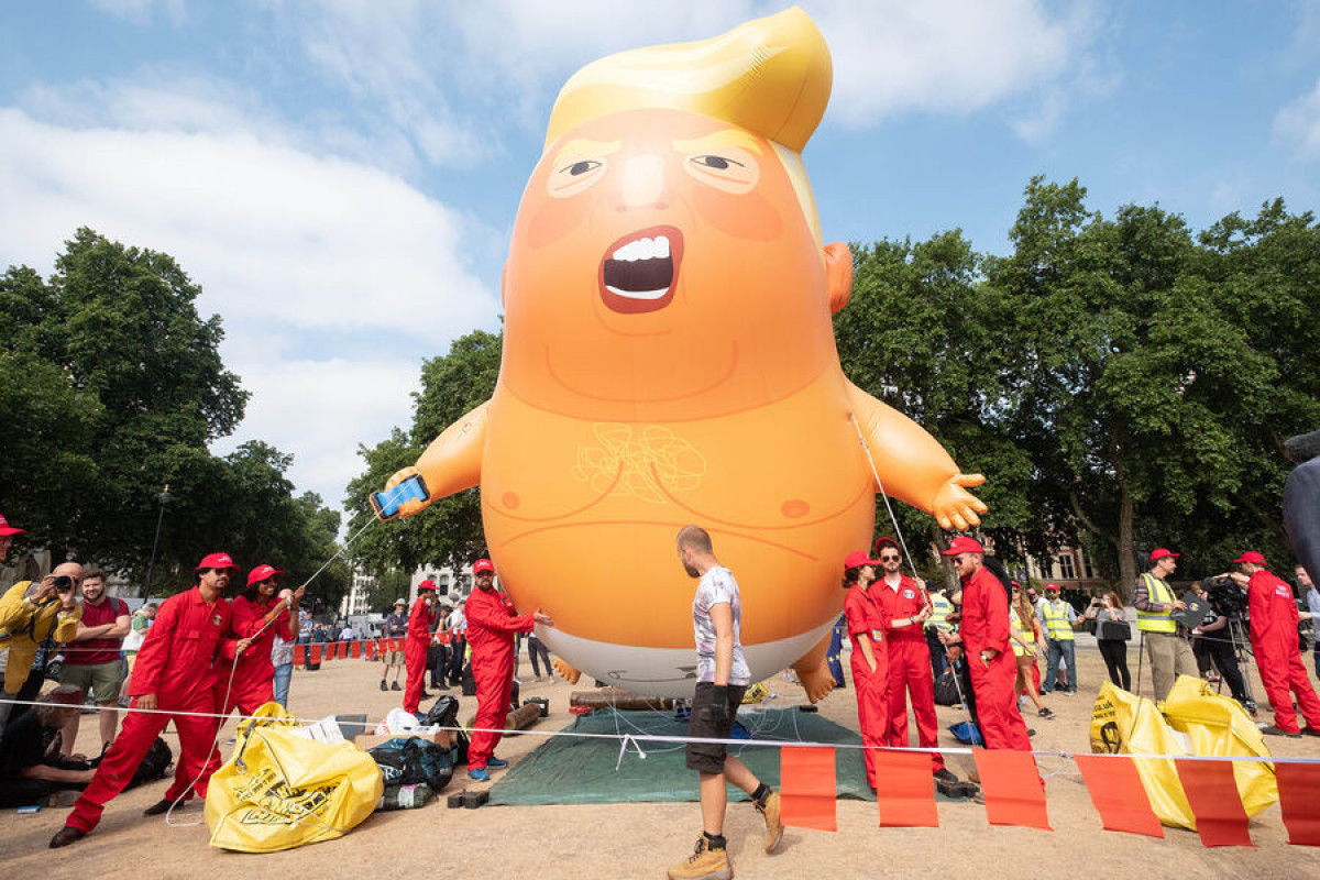 В Лондонском музее выставят воздушный шар в виде Дональда Трампа
