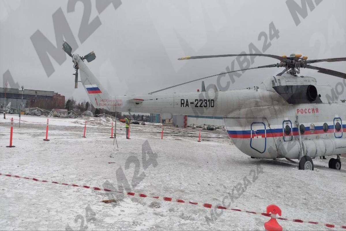 В России вертолет, который перевозит первых лиц страны, упал при попытке взлета