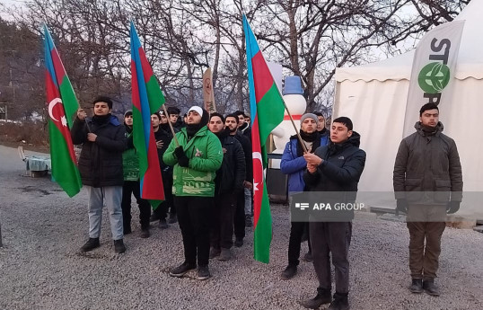 Протесты на Лачинской дороге продолжаются уже 48-й день-ФОТО -ВИДЕО 