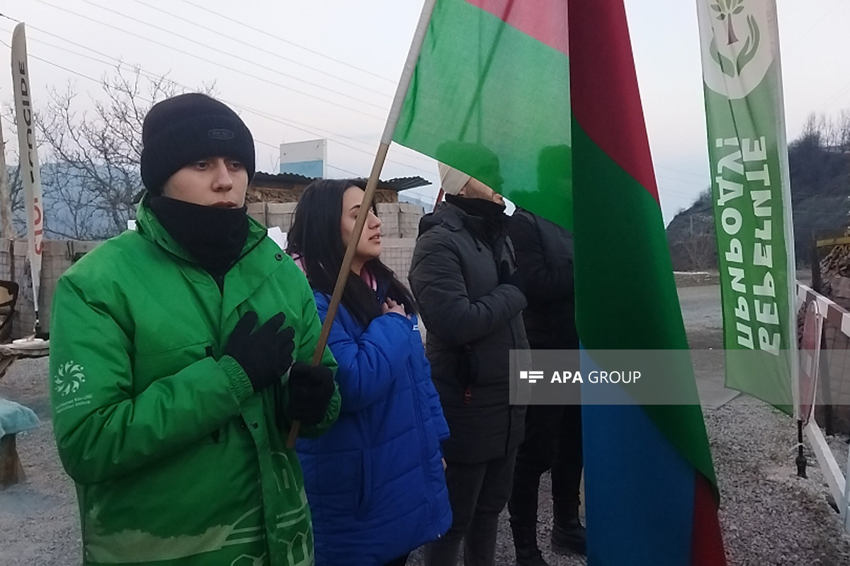 Протесты на Лачинской дороге продолжаются 50-й день -ФОТО 