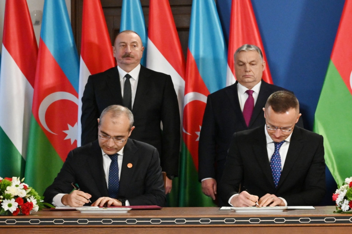 Азербайджан и Венгрия договорились по сотрудничеству в сфере природного газа