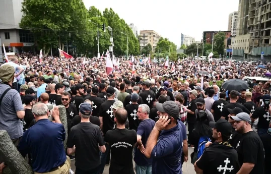 В Тбилиси сотни людей протестуют против ЛГБТ-фестиваля: произошли стычки с полицией-ВИДЕО 