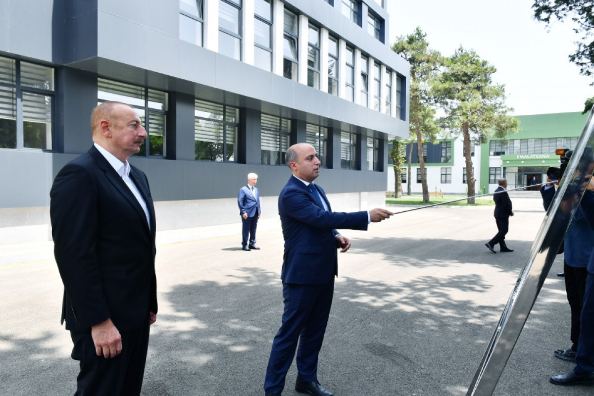 Президент Ильхам Алиев посетил Джалибадский район, принял участие в открытии Центра профобразования-ФОТО