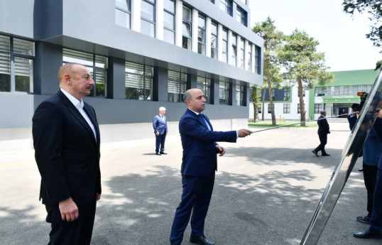 Президент Ильхам Алиев посетил Джалибадский район, принял участие в открытии Центра профобразования-ФОТО 