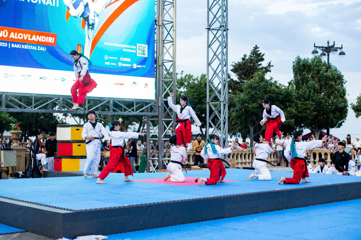 В Приморском парке Баку состоялся фестиваль по тхэквондо-ФОТО 