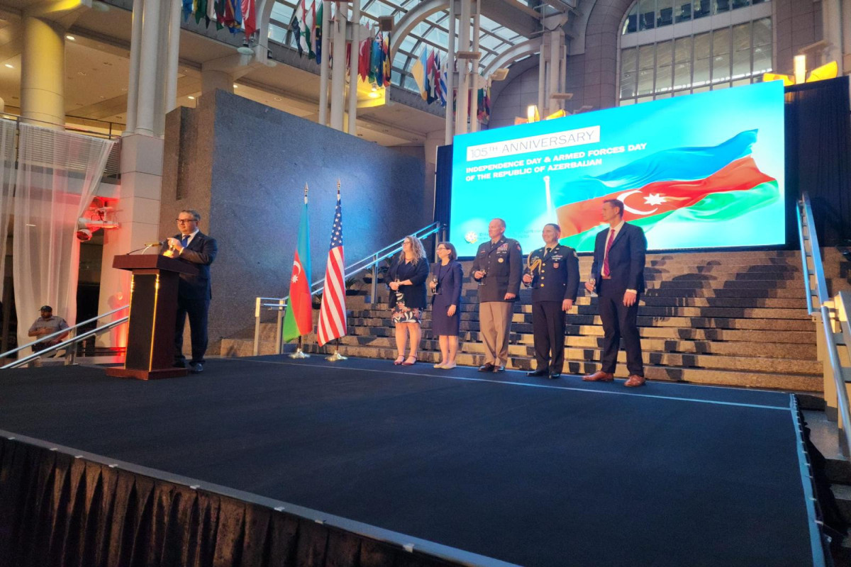 В Вашингтоне состоялся официальный прием по случаю Дня независимости и Дня ВС Азербайджана-ФОТО 