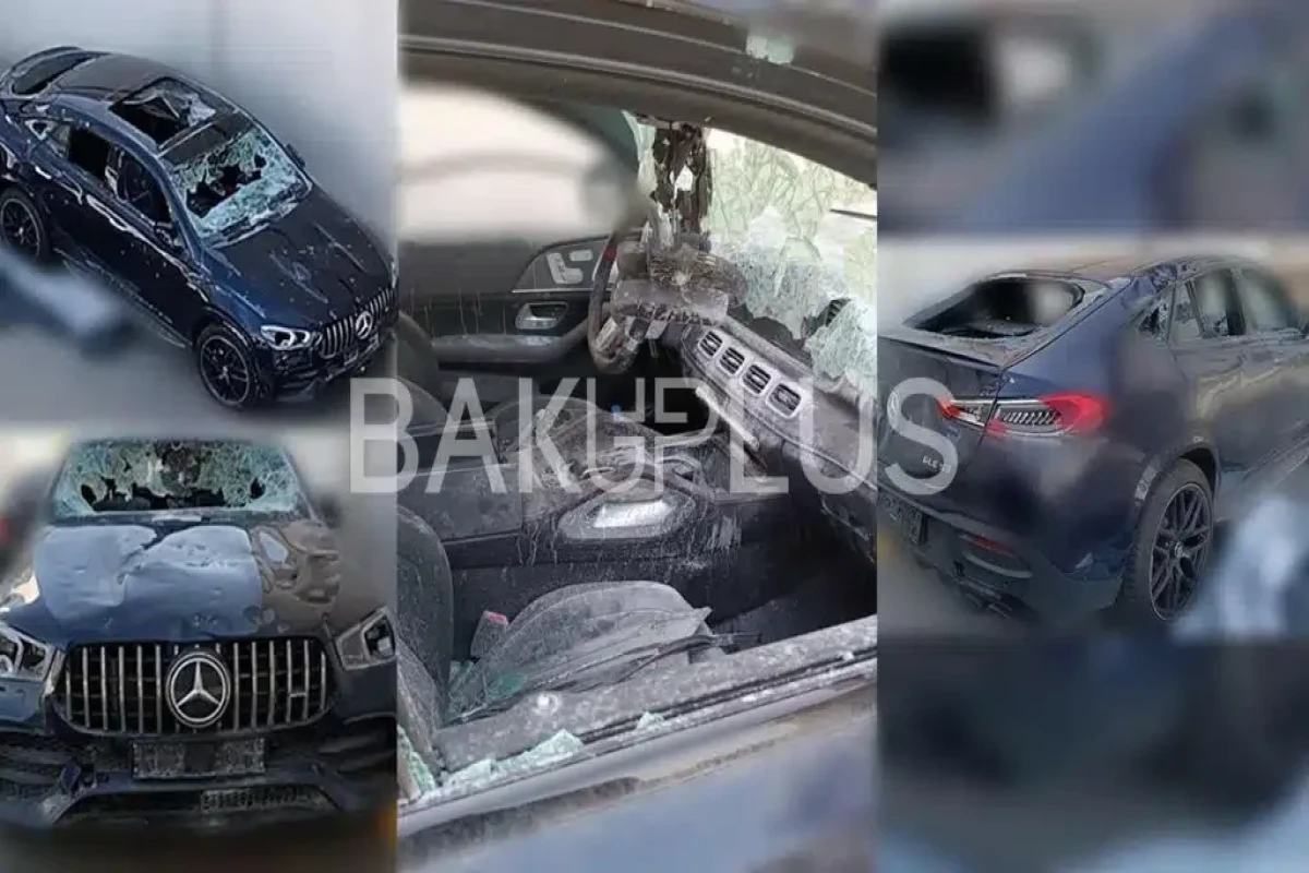 Азербайджанская модель заявила, что бывший возлюбленный также разбил ее автомобиль-ФОТО 