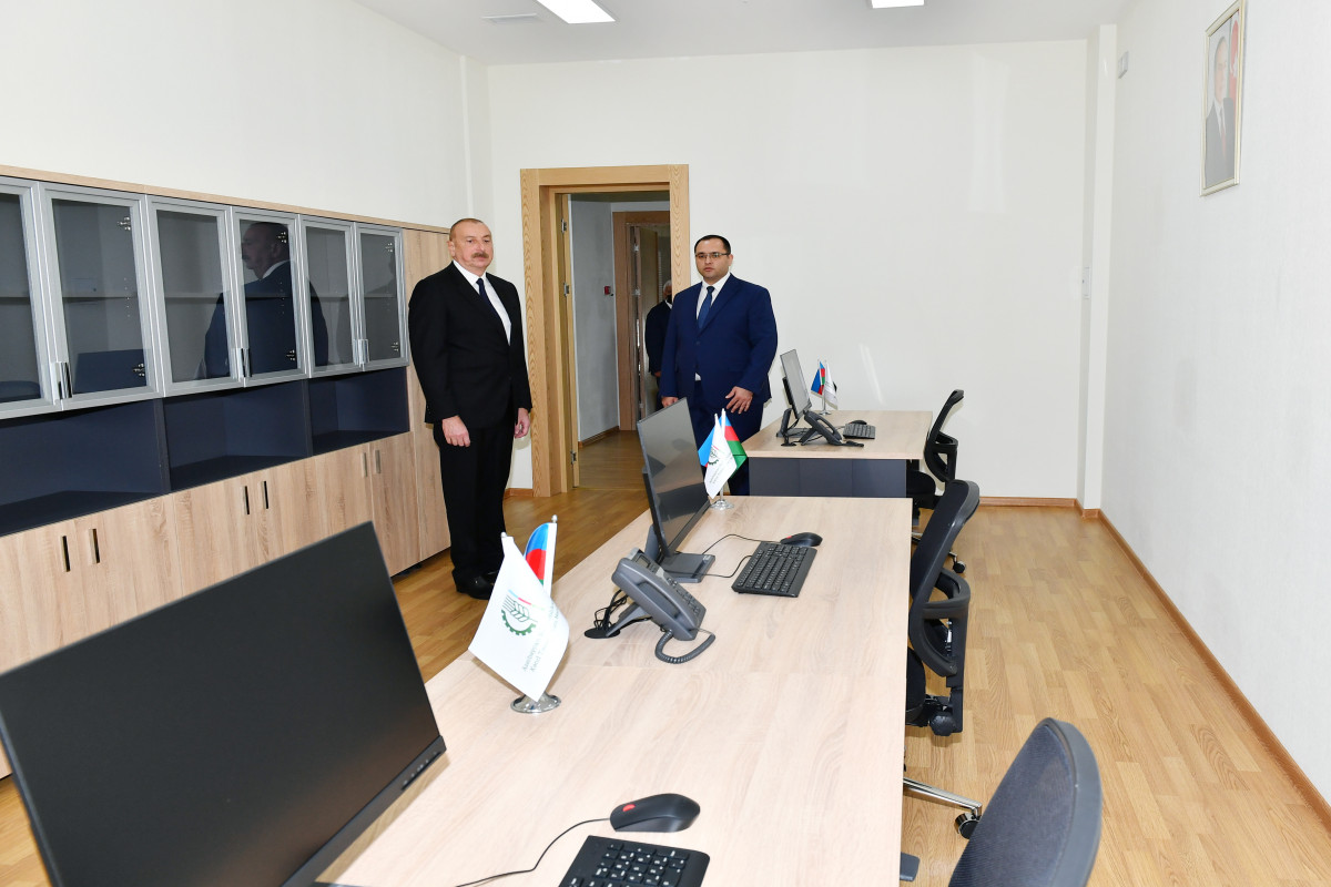 Ильхам Алиев принял участие в открытии нового здания Минсельхоза в Баку-ФОТО 