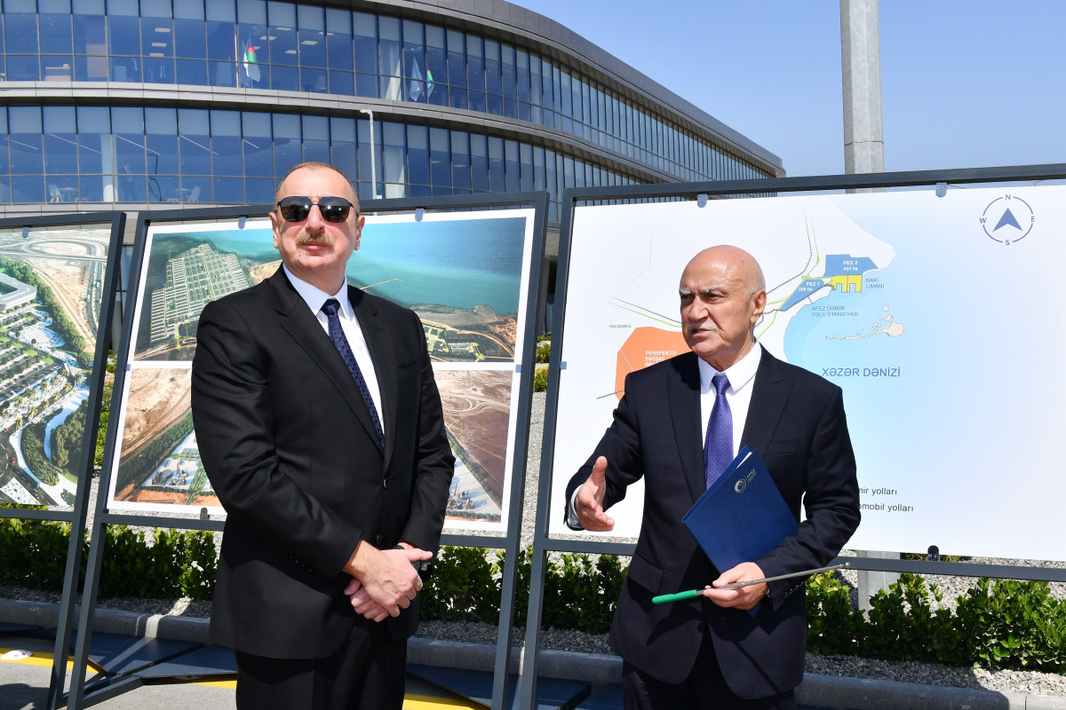 Ильхам Алиев принял участие в церемонии открытия первого этапа Алятской СЭЗ -ФОТО 