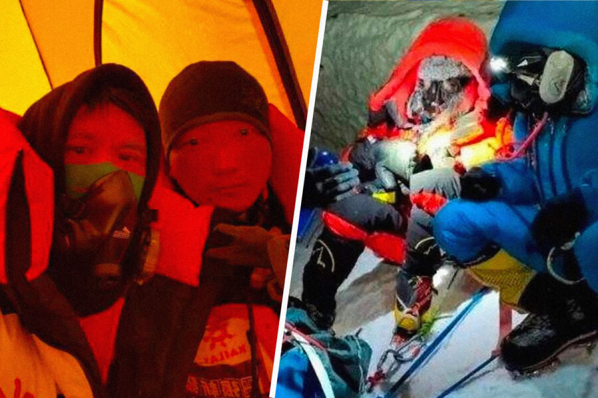 Альпинисты из Китая отказались от покорения Эвереста ради спасения женщины