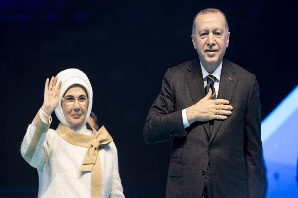 Жена и дети эрдогана фото