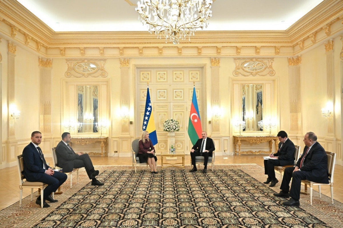 Президент Азербайджана встретился с председателем Президиума Боснии и Герцеговины-ФОТО -ОБНОВЛЕНО 