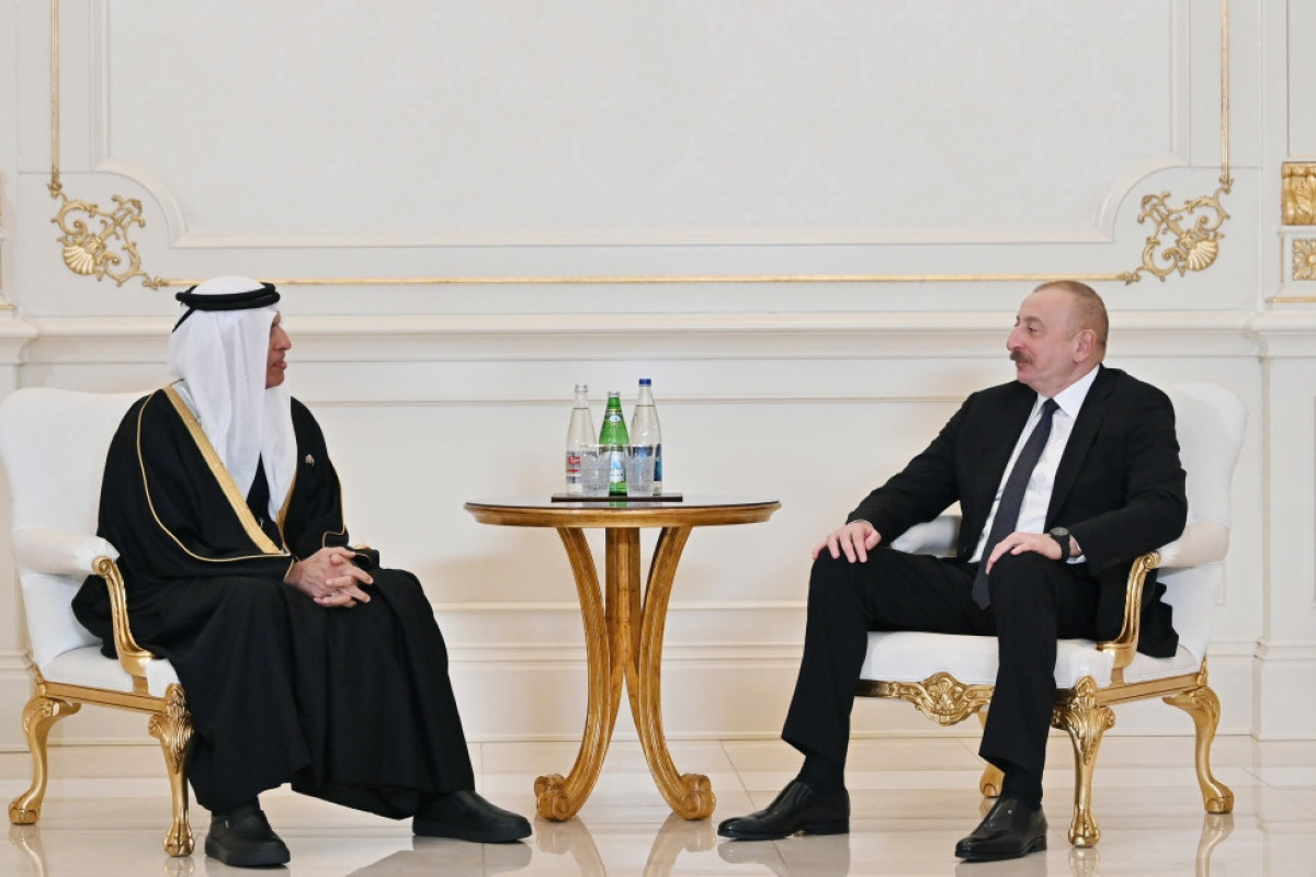 Президент Ильхам Алиев принял члена Высшего совета Объединенных Арабских Эмиратов-ФОТО -ОБНОВЛЕНО 