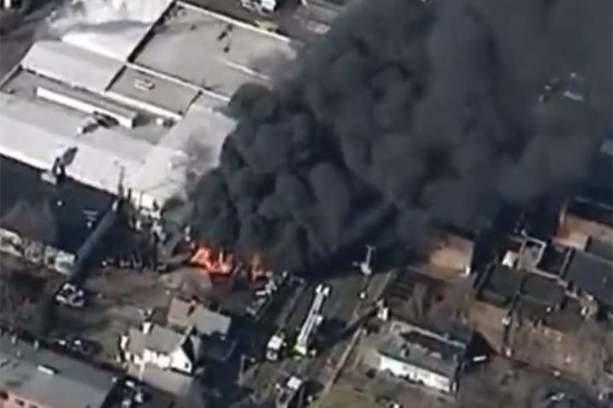 Сильный пожар охватил завод в Огайо-ФОТО -ВИДЕО -ОБНОВЛЕНО 