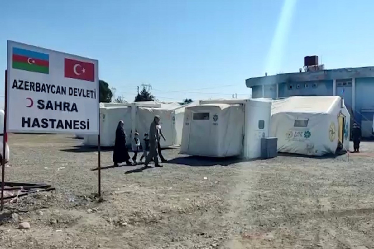 В Турции в полевых госпиталях МЧС Азербайджана оказана помощь более 2600 пострадавшим от землетрясения -ФОТО -ВИДЕО 