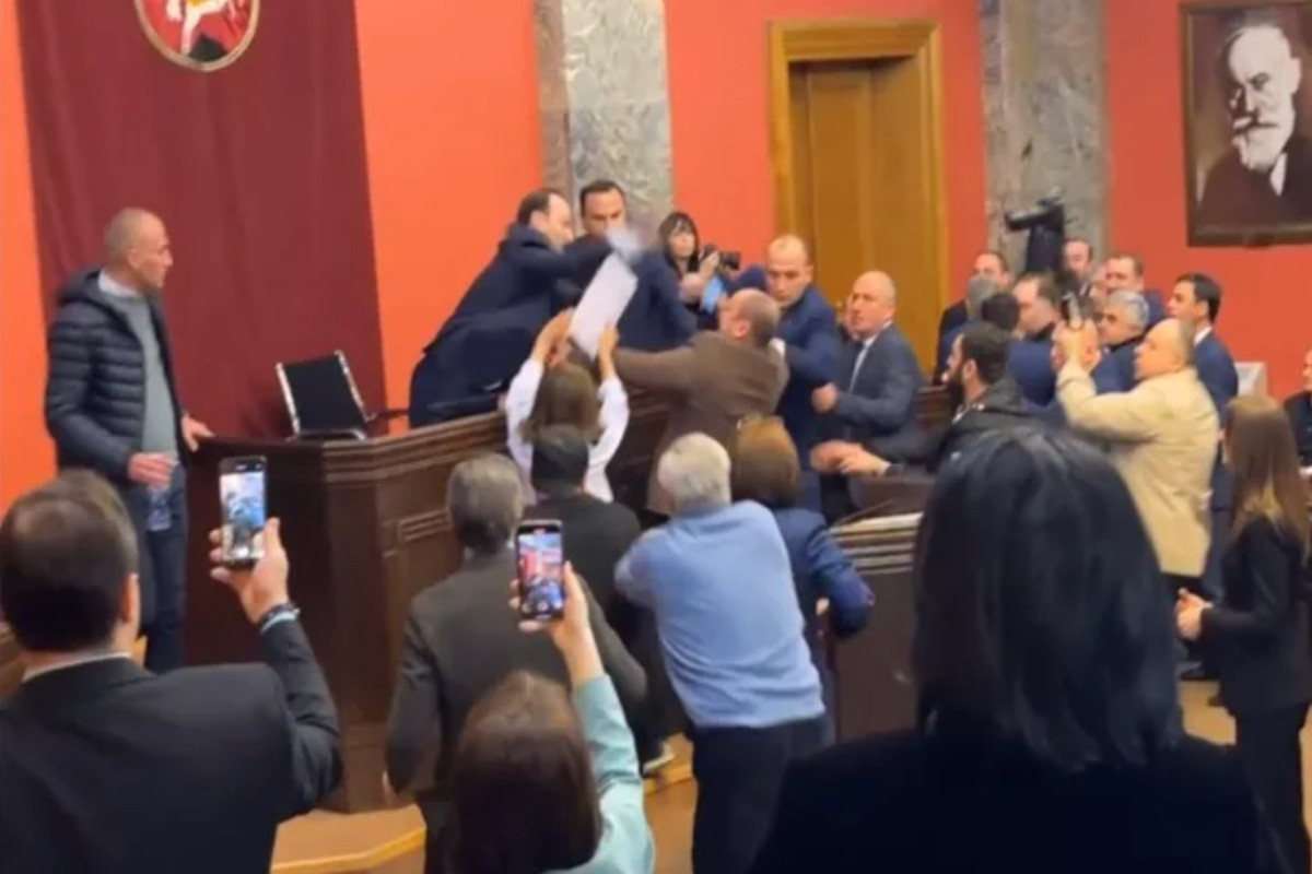 Закон преткновения: в парламенте Грузии произошла очередная драка из-за «иноагентов»-ВИДЕО 