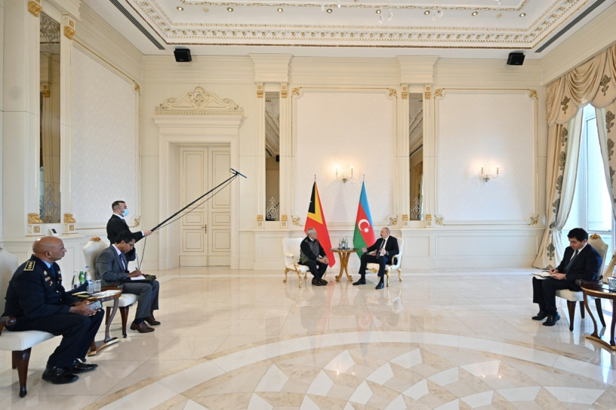 Ильхам Алиев встретился с президентом Тимор-Лесте-ФОТО 