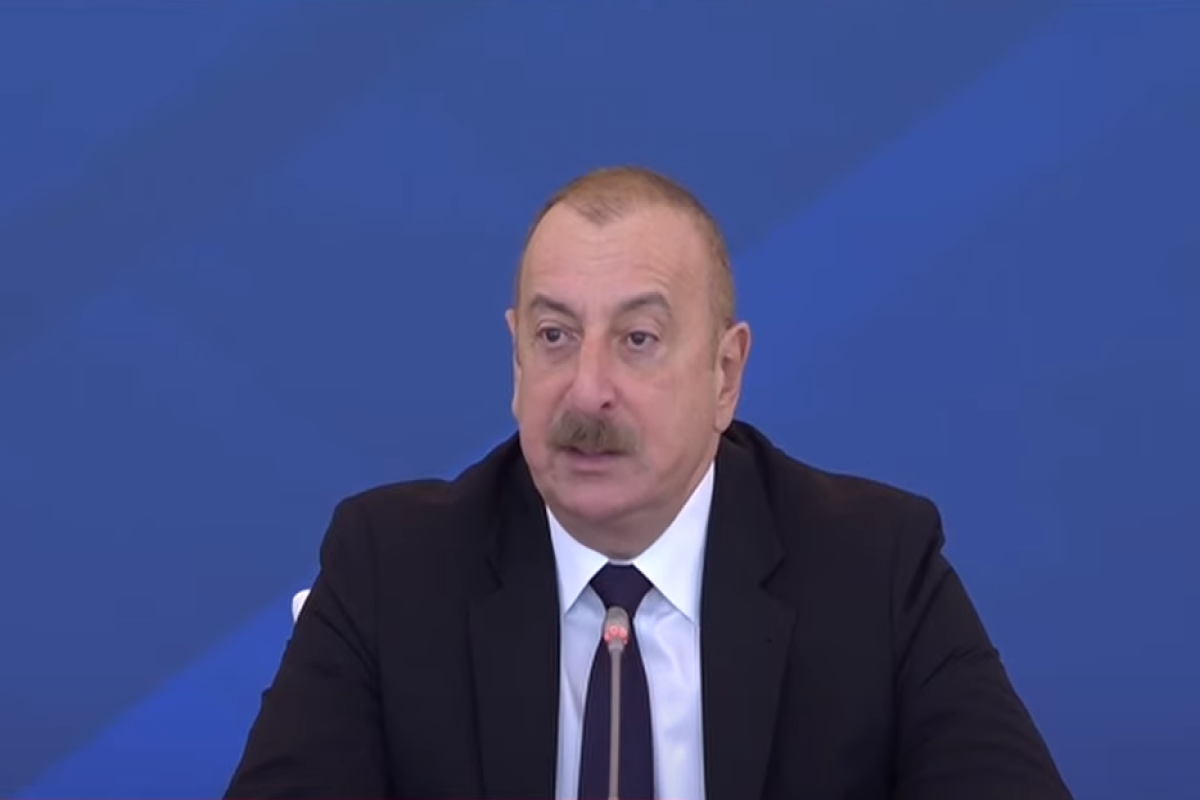 Ильхам Алиев на церемонии открытия X Глобального Бакинского форума на тему «Мир сегодня: вызовы и надежды» в Баку
