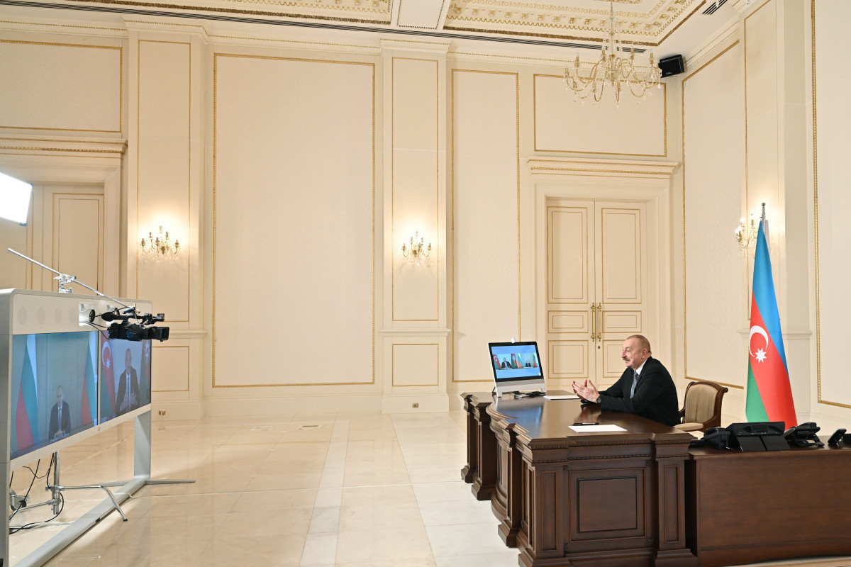 Ильхам Алиев встретился с Президентом Болгарии в формате видеоконференции-ФОТО -ОБНОВЛЕНО 