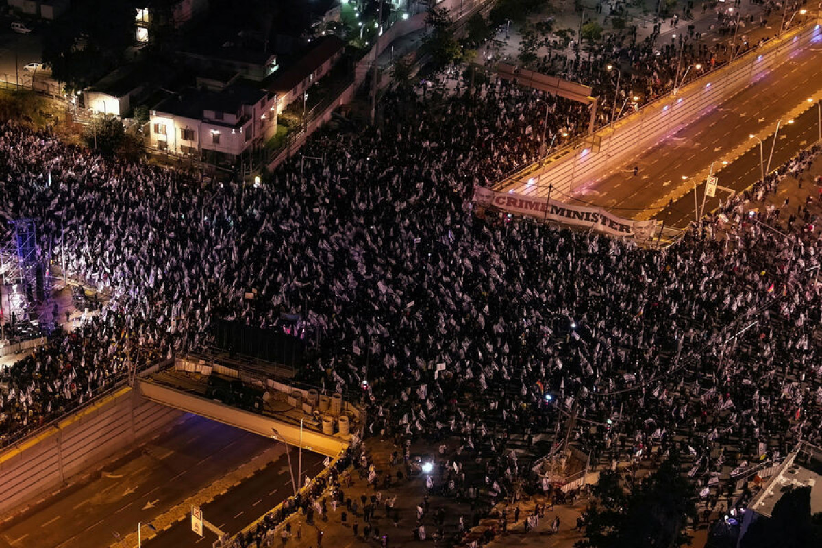 В Израиле на протесты против судебной реформы вышли 250 тысяч человек