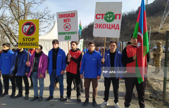 Акция на дороге Лачин-Ханкенди продолжается три месяца