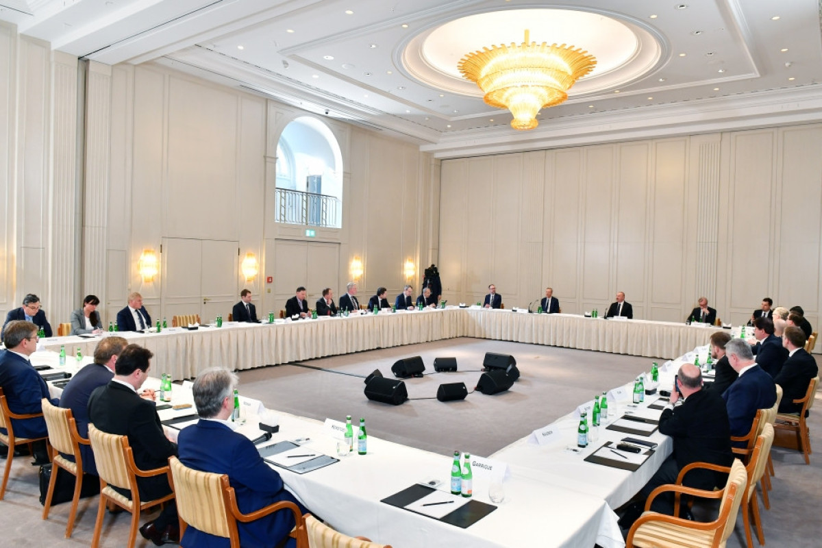 Состоялась встреча президента Ильхама Алиева с руководителями ведущих компаний Германии-ФОТО -ОБНОВЛЕНО 