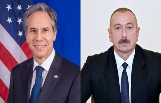 Президент Ильхам Алиев сообщил Блинкену, что на территории Азербайджана находятся около 10 тыс. армянских военнослужащих